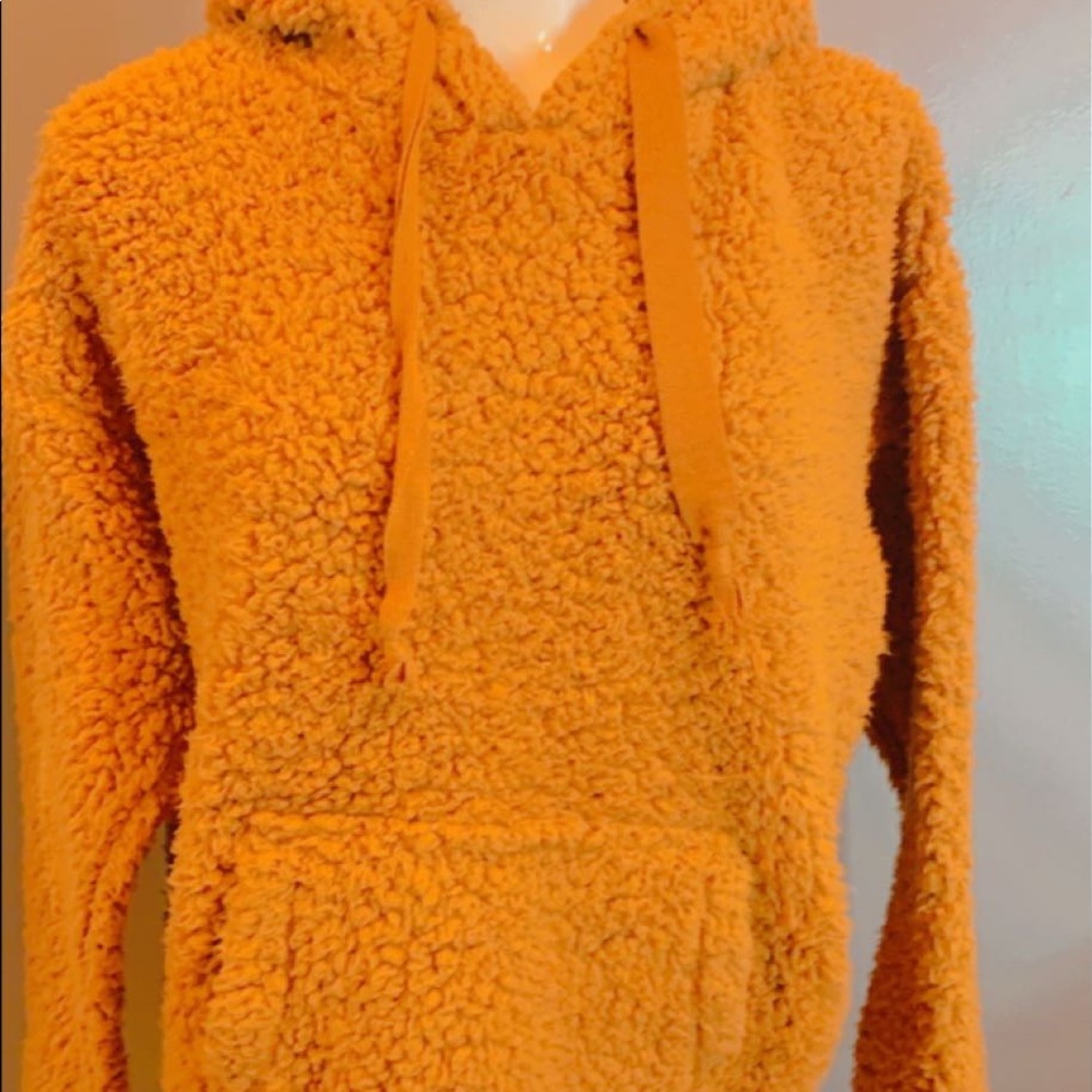 fluffy hoodie